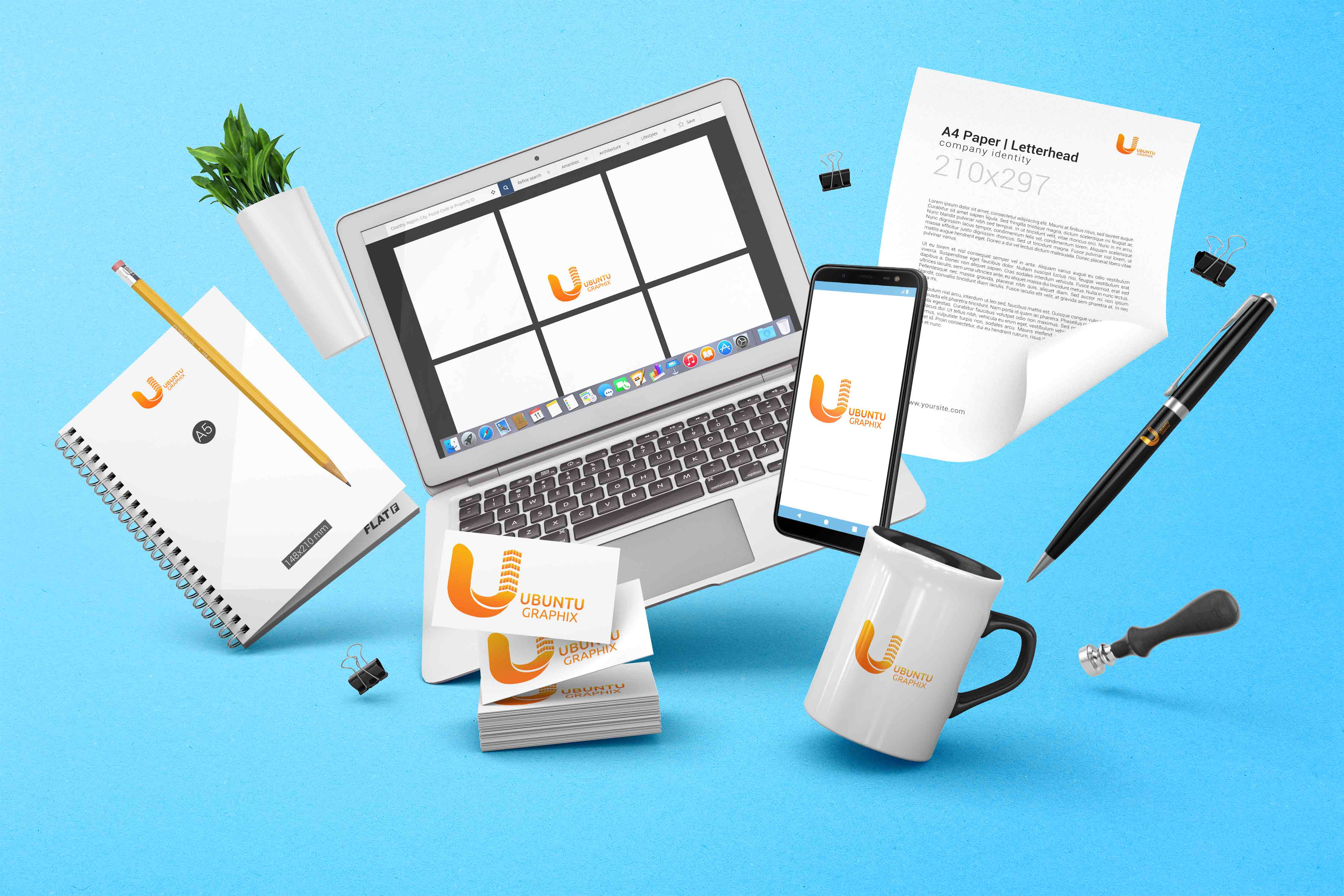 mockup-of-a-business-stationeries 