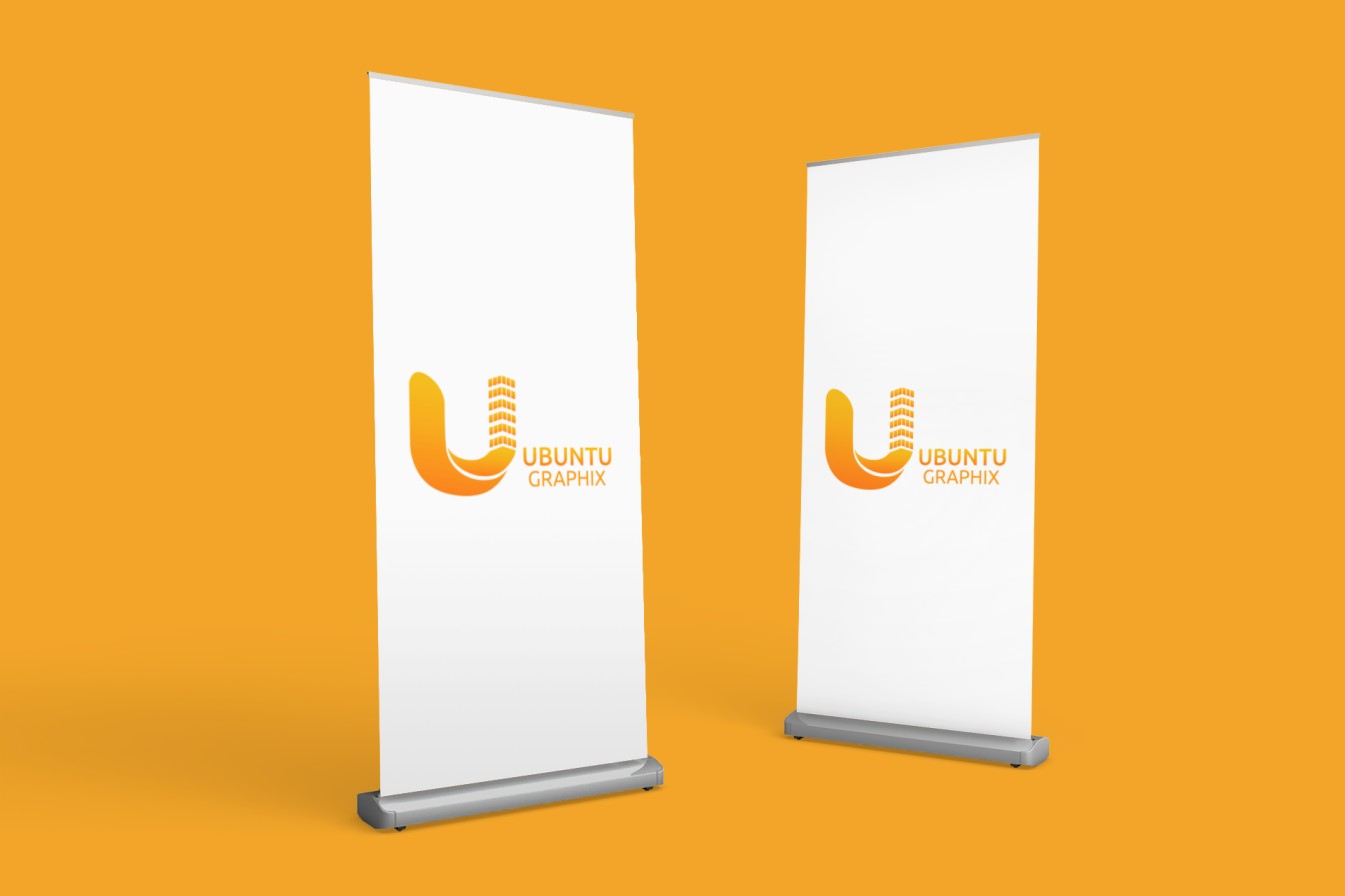 mockup-of-two-roll-up-banners-standing-against-a-solid-color-backdrop